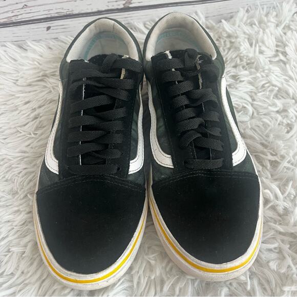 Vans Old Skool Black Green Tie-Dye Sneakers Unisex Men's 7.5 - Women's 9 - Picture 7 of 12